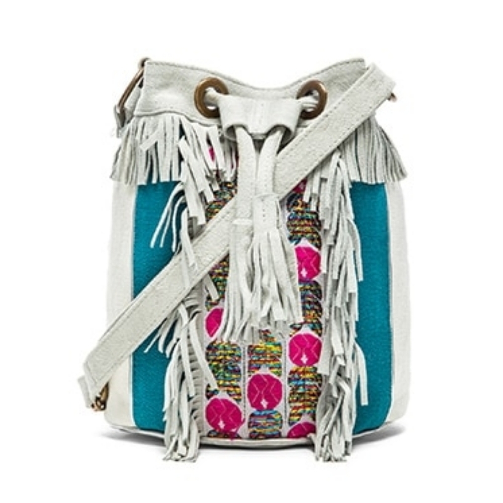 Anthropologie Hipanema X Amenapih Cheyenne Bucket Bag